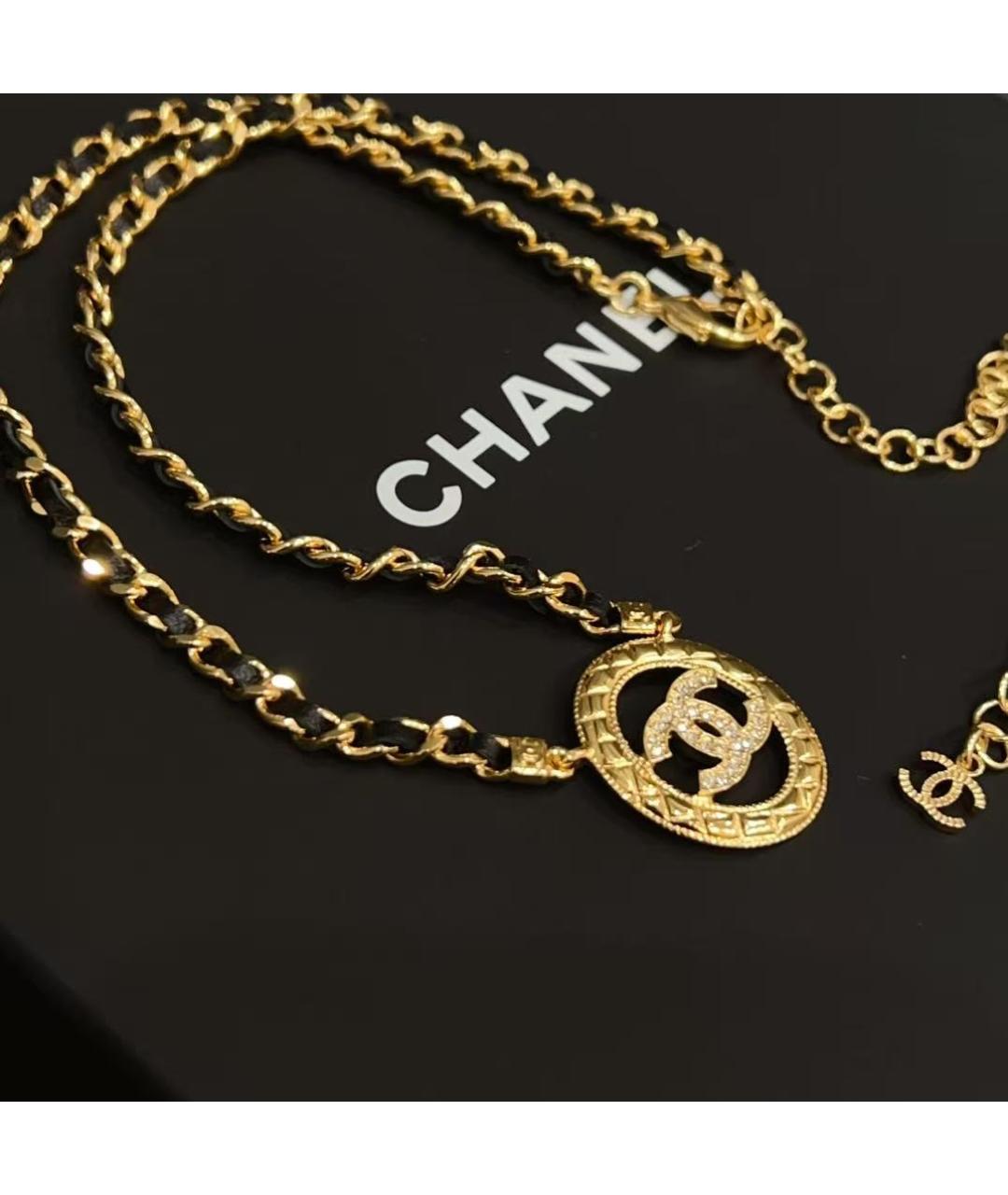 CHANEL Золотая подвеска, фото 4