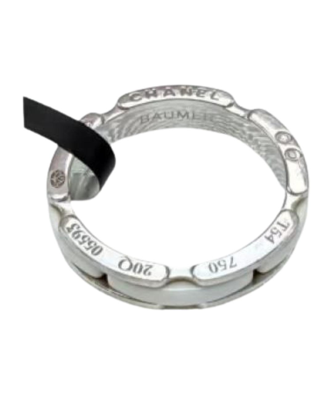 CHANEL Серебряное кольцо из белого золота, фото 1