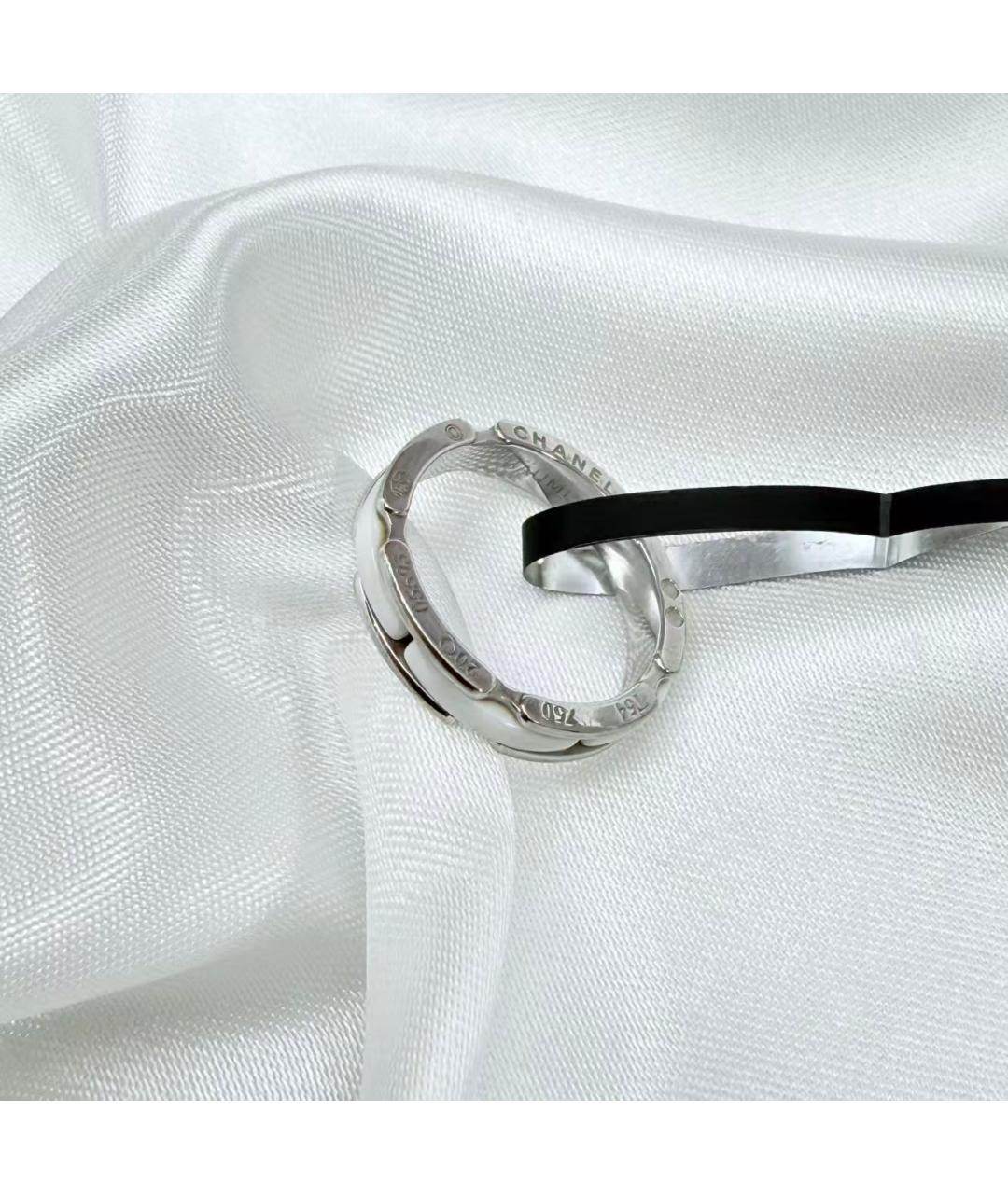 CHANEL Серебряное кольцо из белого золота, фото 4