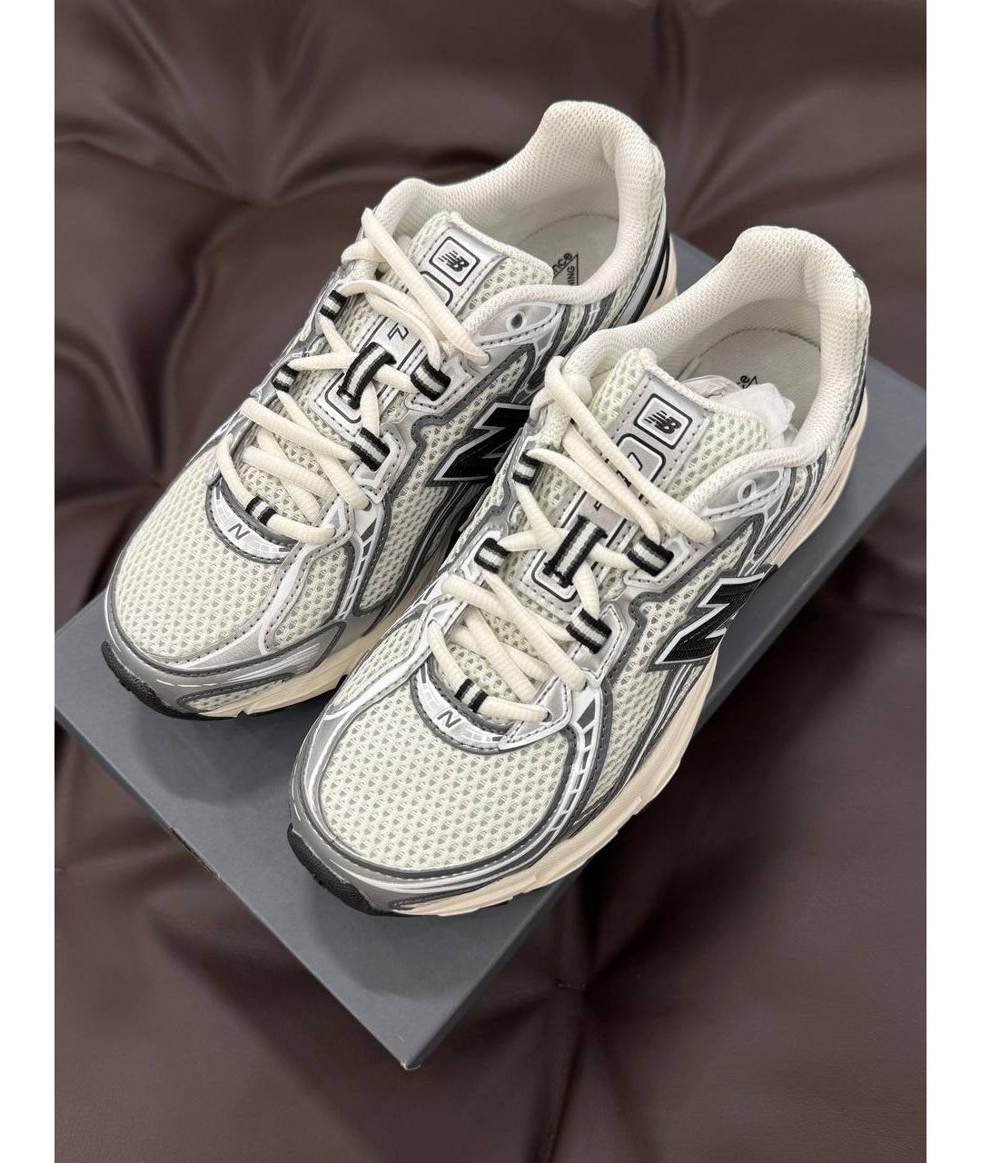 NEW BALANCE Белые текстильные кроссовки, фото 8