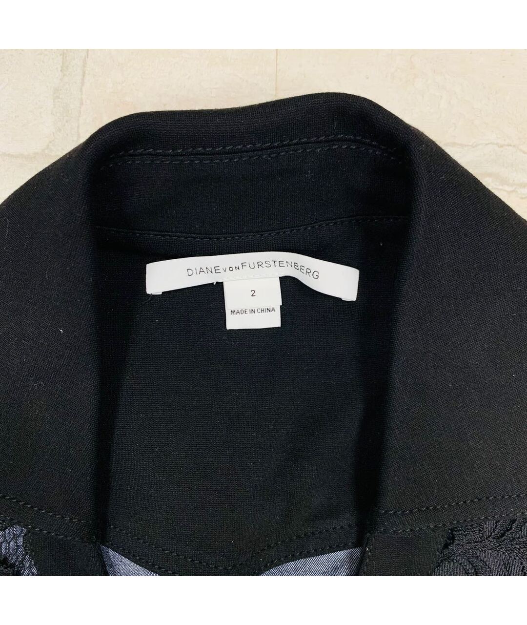 DIANE VON FURSTENBERG Синее хлопковое повседневное платье, фото 3