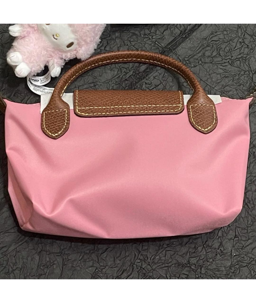 LONGCHAMP Розовая сумка с короткими ручками, фото 6