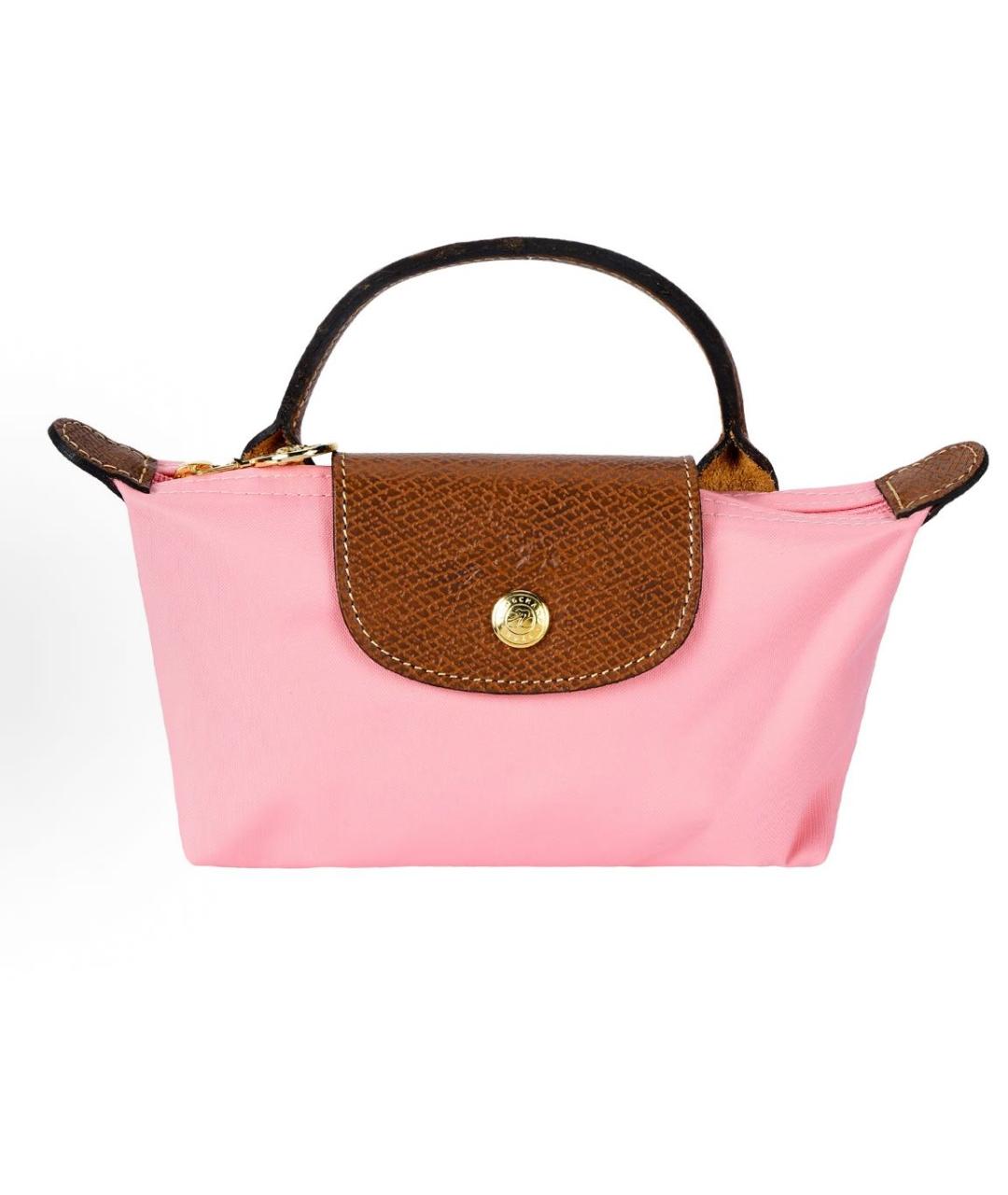 LONGCHAMP Розовая сумка с короткими ручками, фото 8