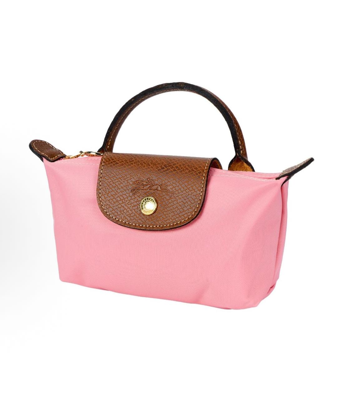 LONGCHAMP Розовая сумка с короткими ручками, фото 3
