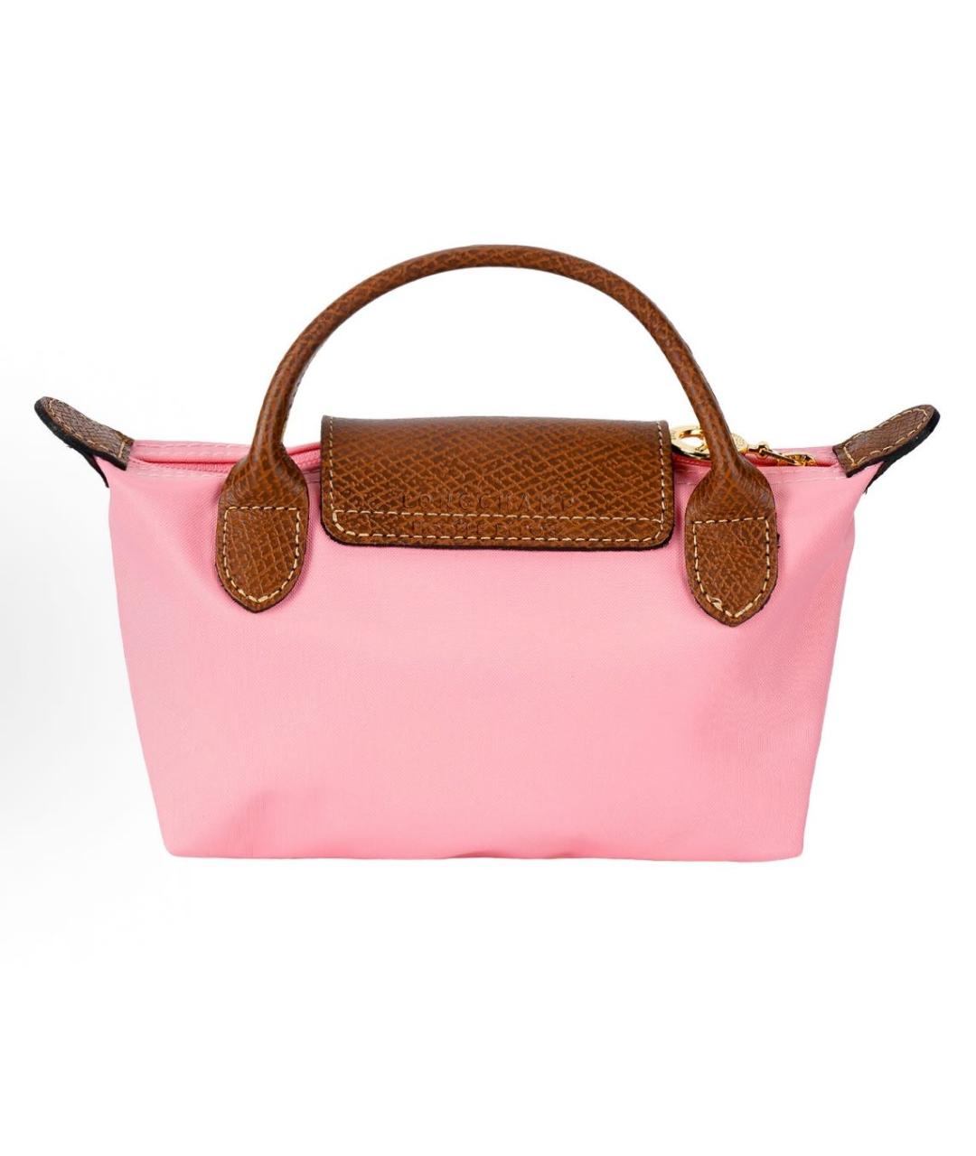 LONGCHAMP Розовая сумка с короткими ручками, фото 2