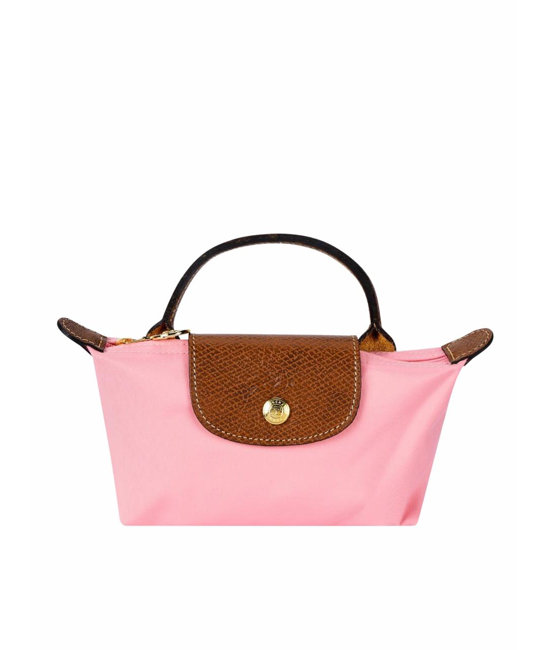 LONGCHAMP Розовая сумка с короткими ручками, фото 1