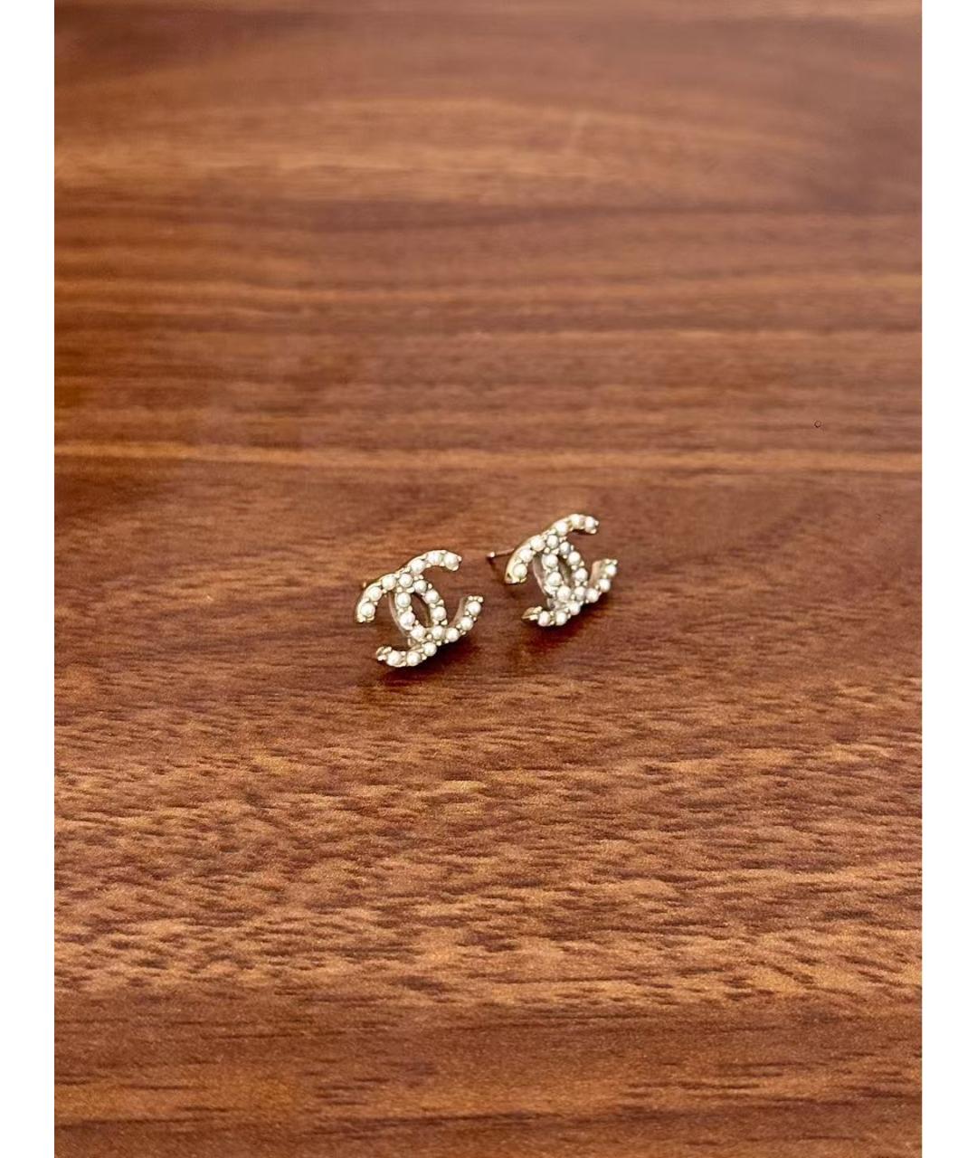 CHANEL Серебряные серьги, фото 4