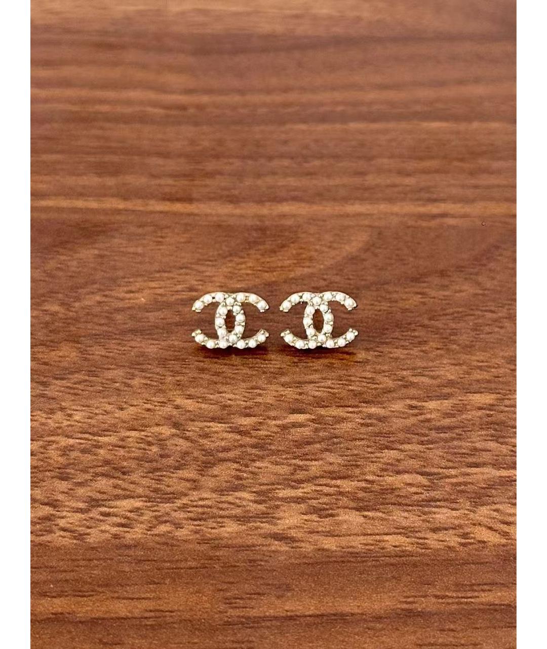 CHANEL Серебряные серьги, фото 3