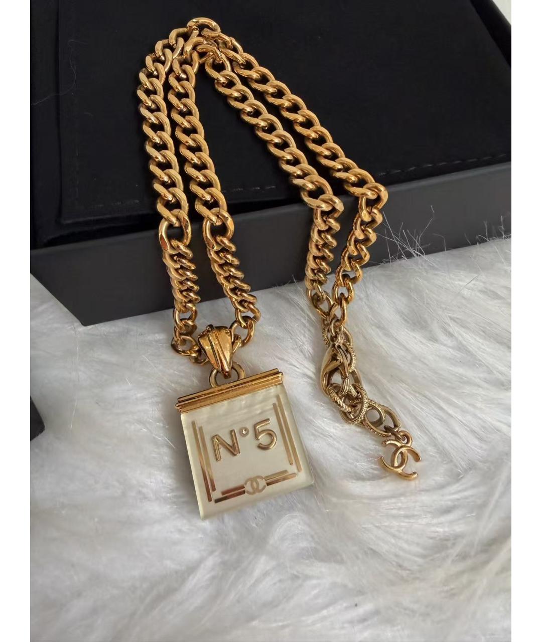 CHANEL Золотая подвеска, фото 3