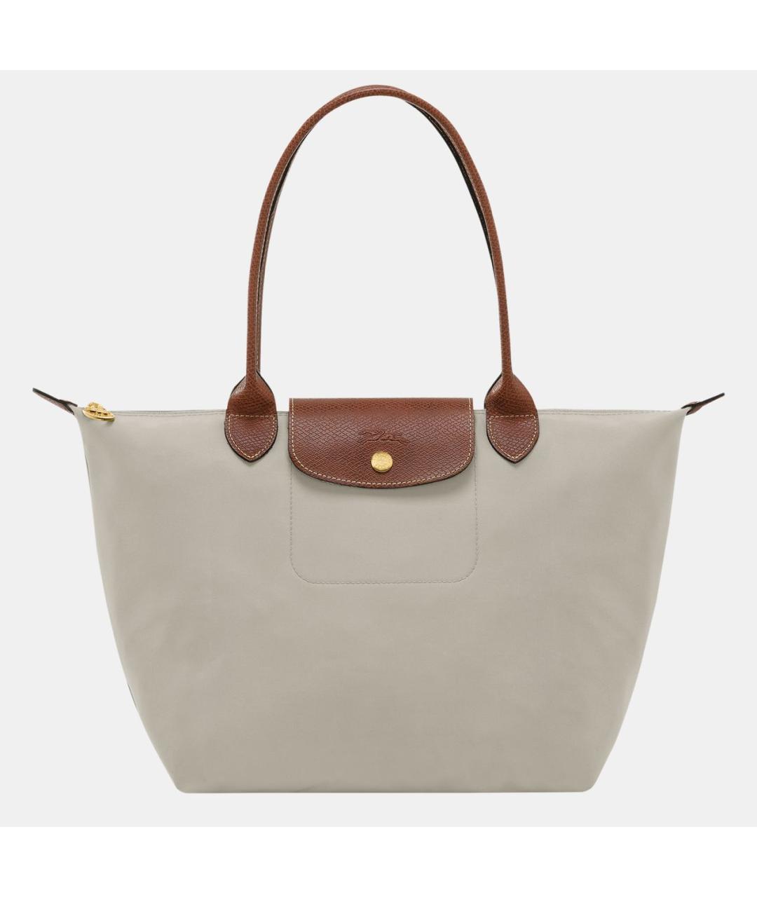 LONGCHAMP Бежевая тканевая сумка тоут, фото 7