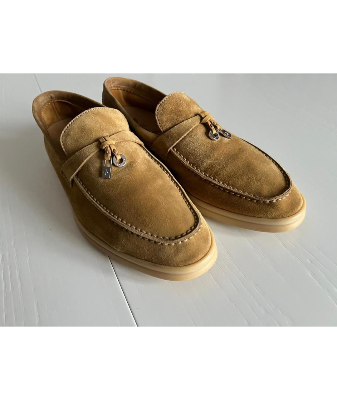 LORO PIANA Замшевые лоферы, фото 6