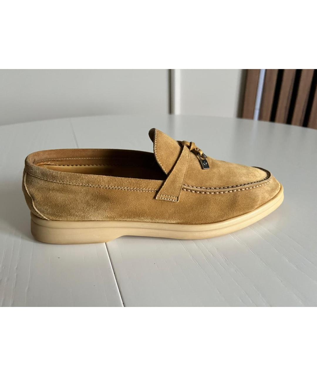 LORO PIANA Замшевые лоферы, фото 9