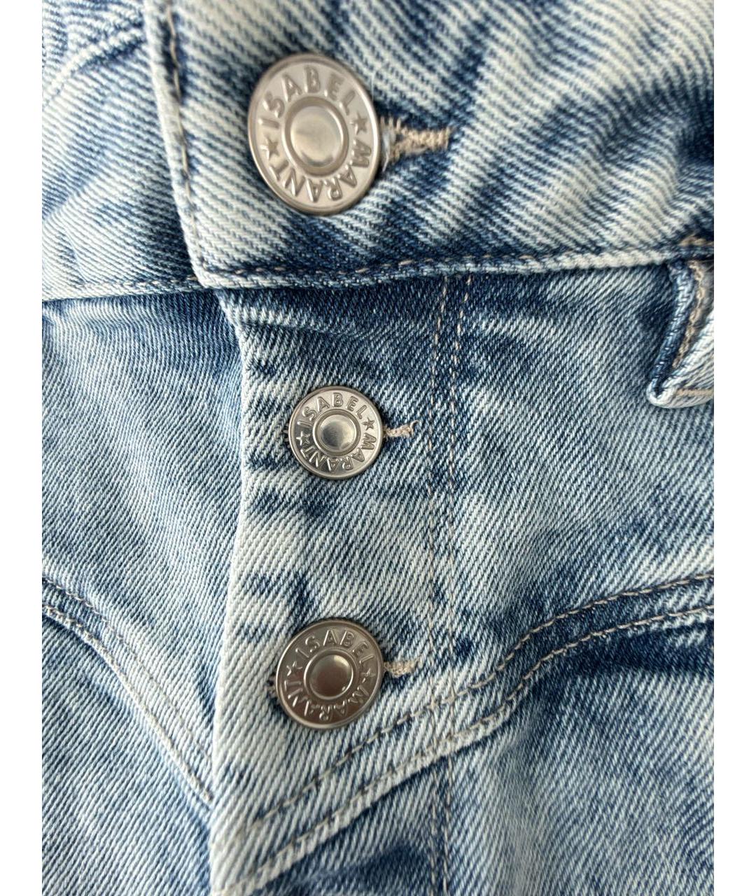 ISABEL MARANT Синие хлопковые шорты, фото 5