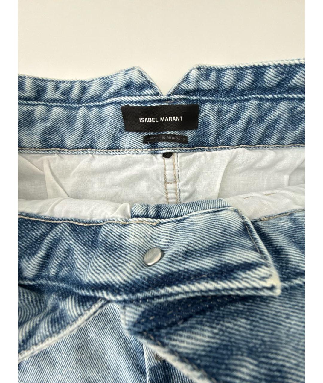 ISABEL MARANT Синие хлопковые шорты, фото 3