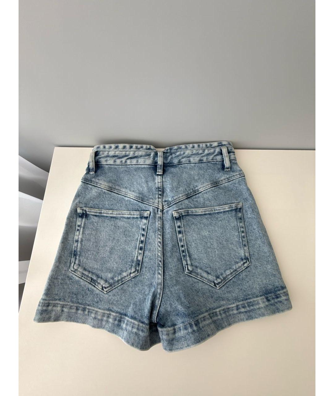 ISABEL MARANT Синие хлопковые шорты, фото 2