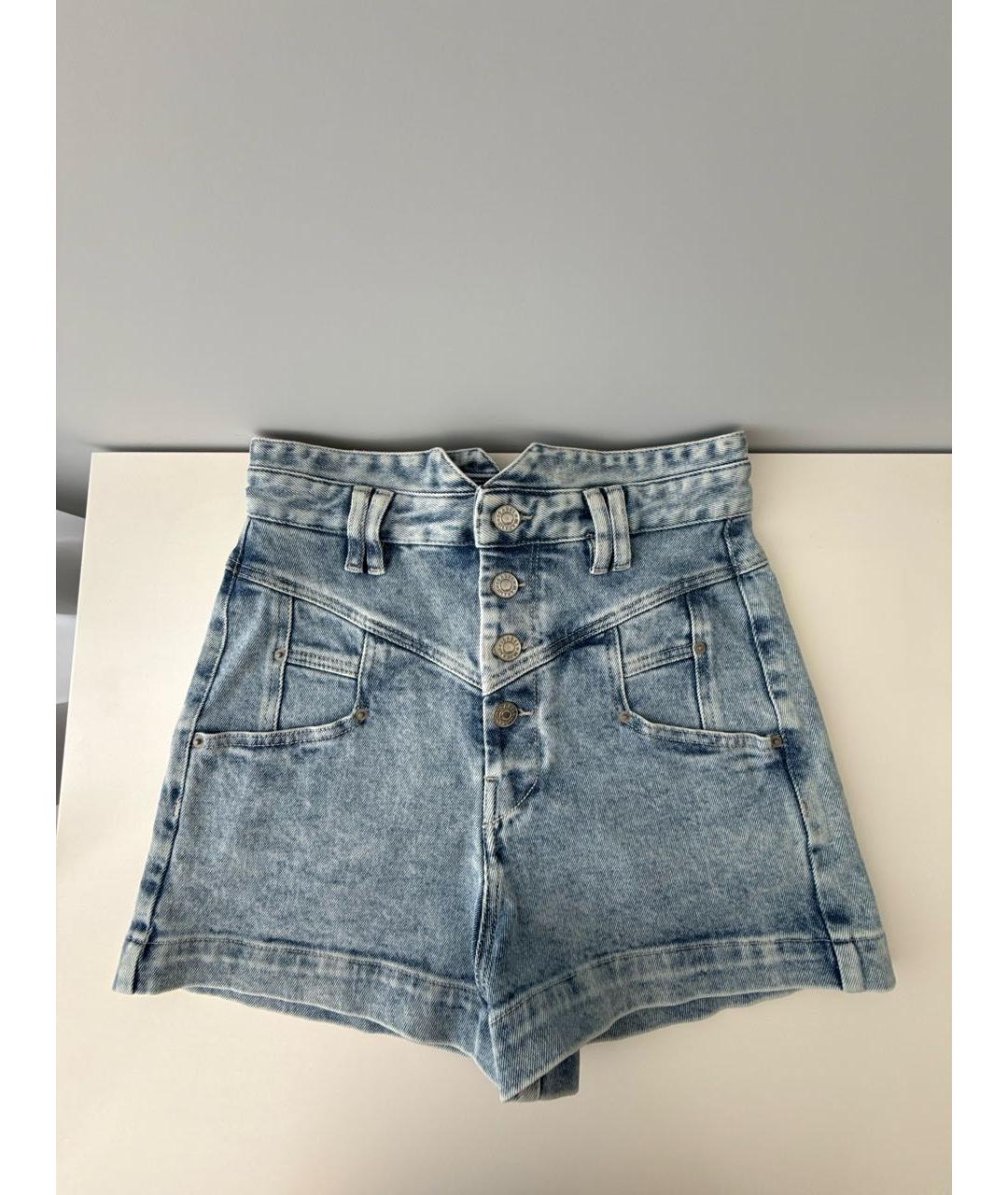 ISABEL MARANT Синие хлопковые шорты, фото 8