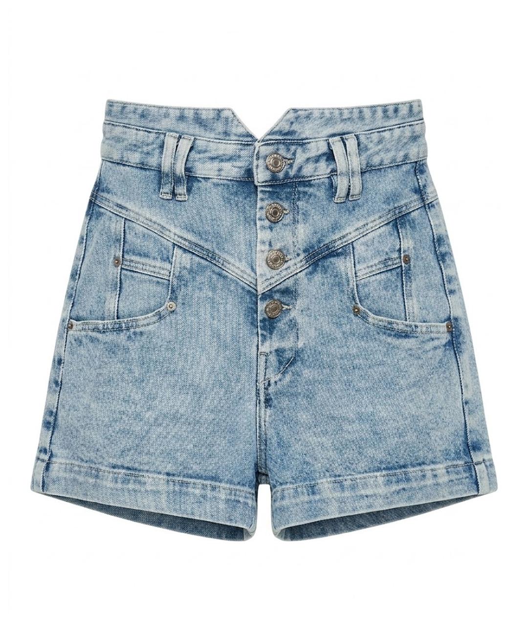 ISABEL MARANT Синие хлопковые шорты, фото 1