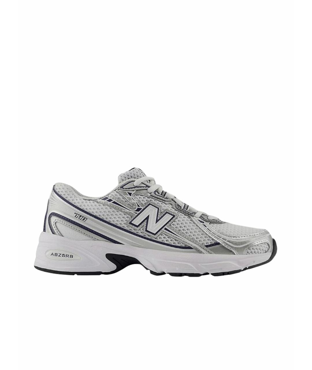 NEW BALANCE Белые текстильные кроссовки, фото 1