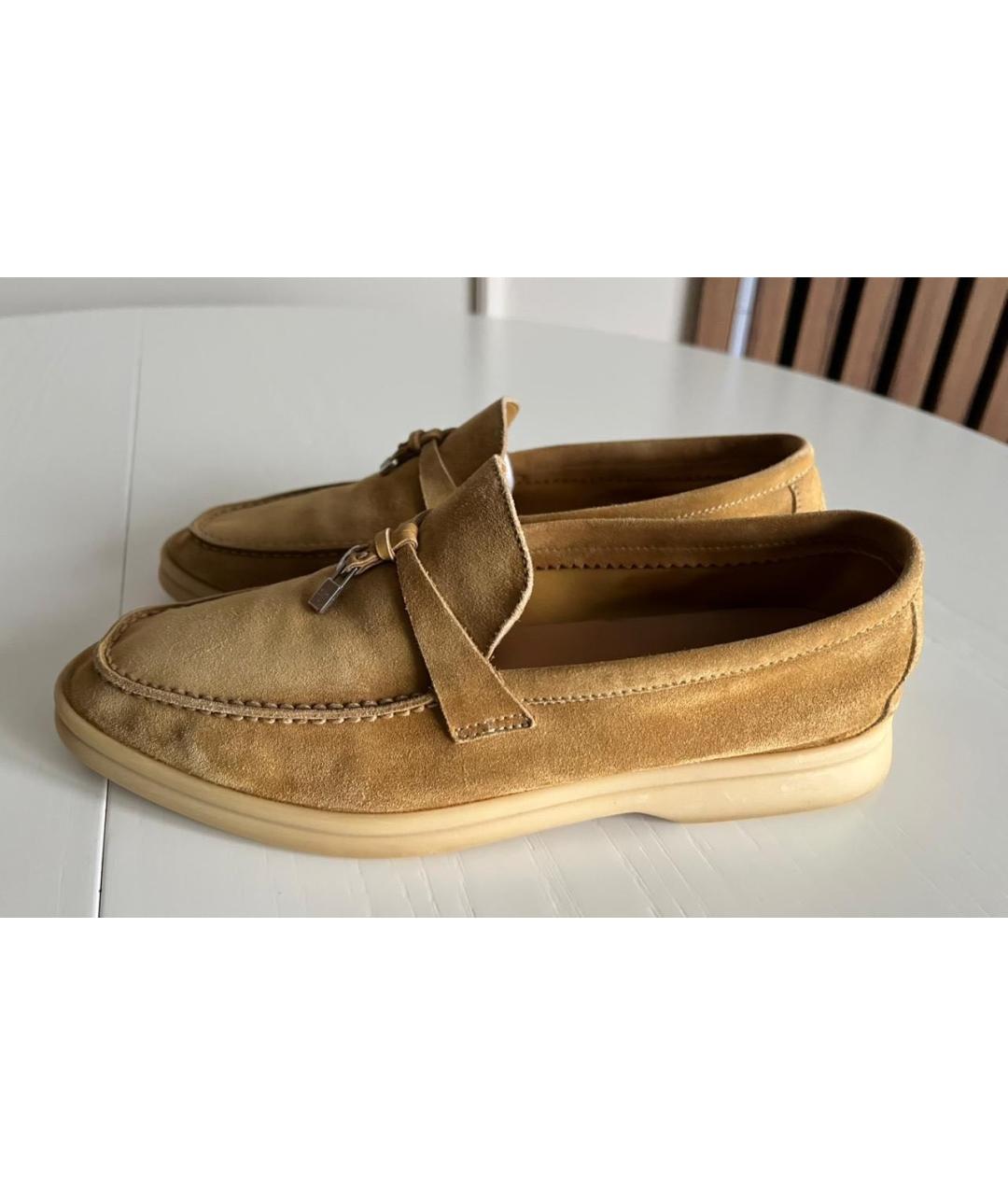 LORO PIANA Замшевые лоферы, фото 5