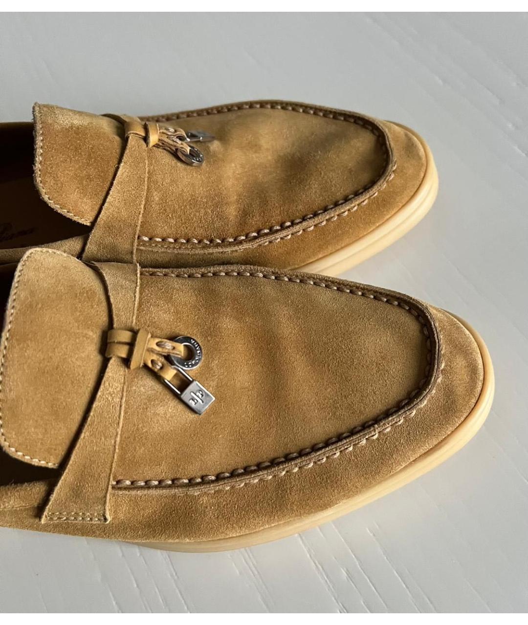 LORO PIANA Замшевые лоферы, фото 8