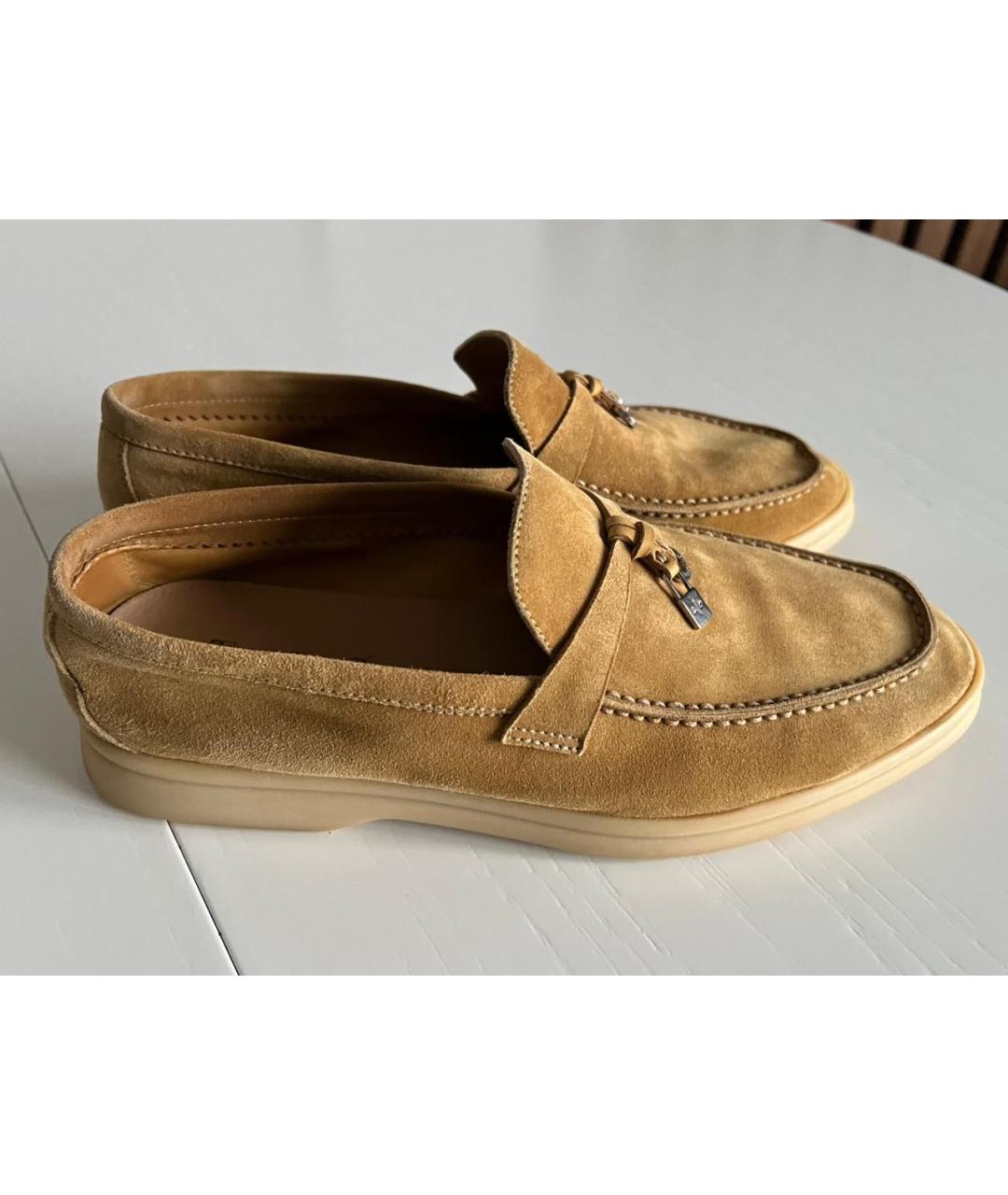 LORO PIANA Замшевые лоферы, фото 9