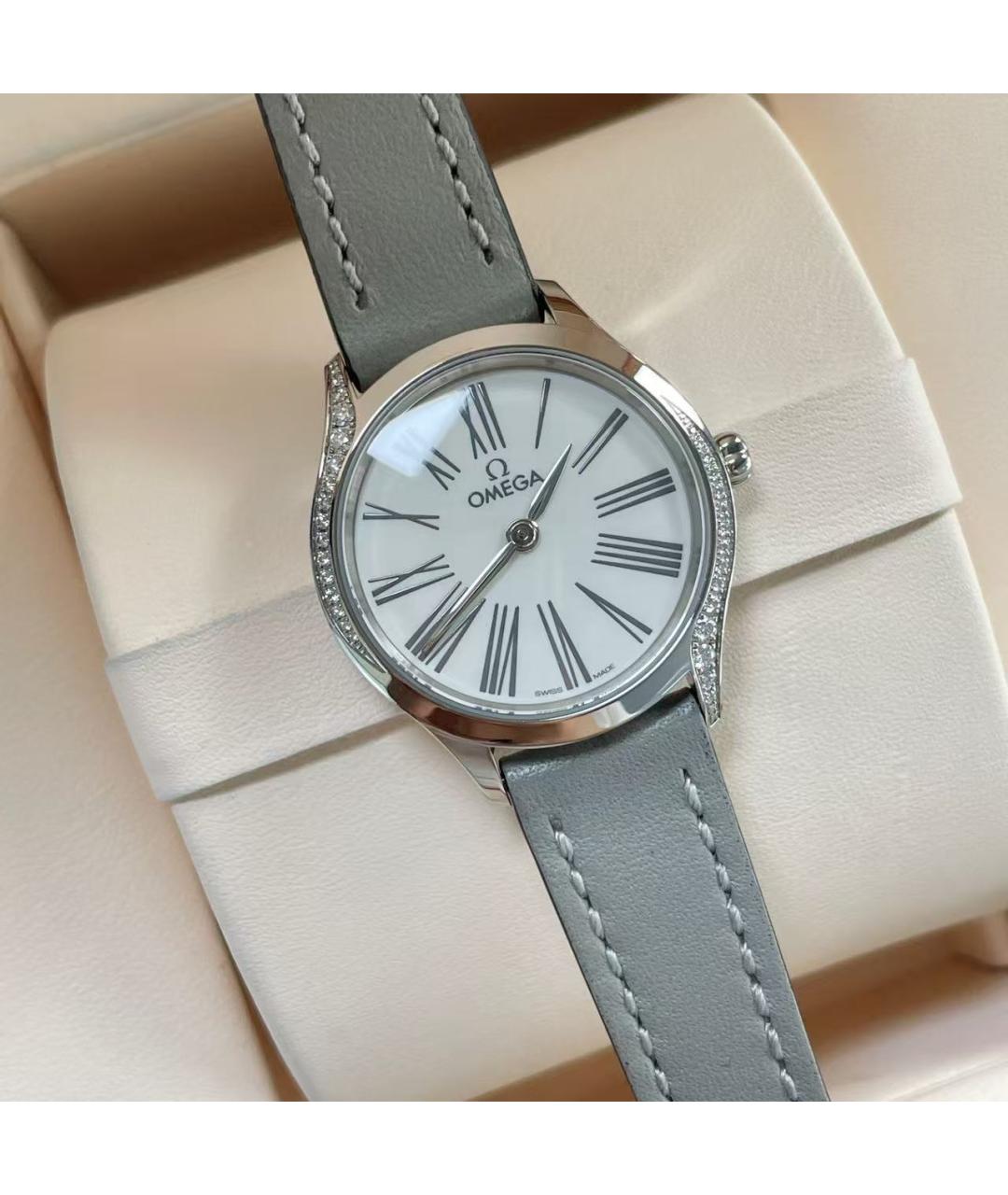 OMEGA Серебряные часы, фото 3