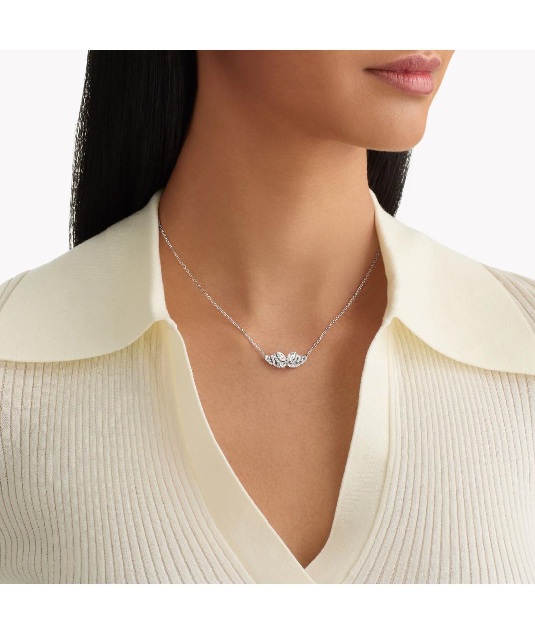 GRAFF Серебряное колье из белого золота, фото 3