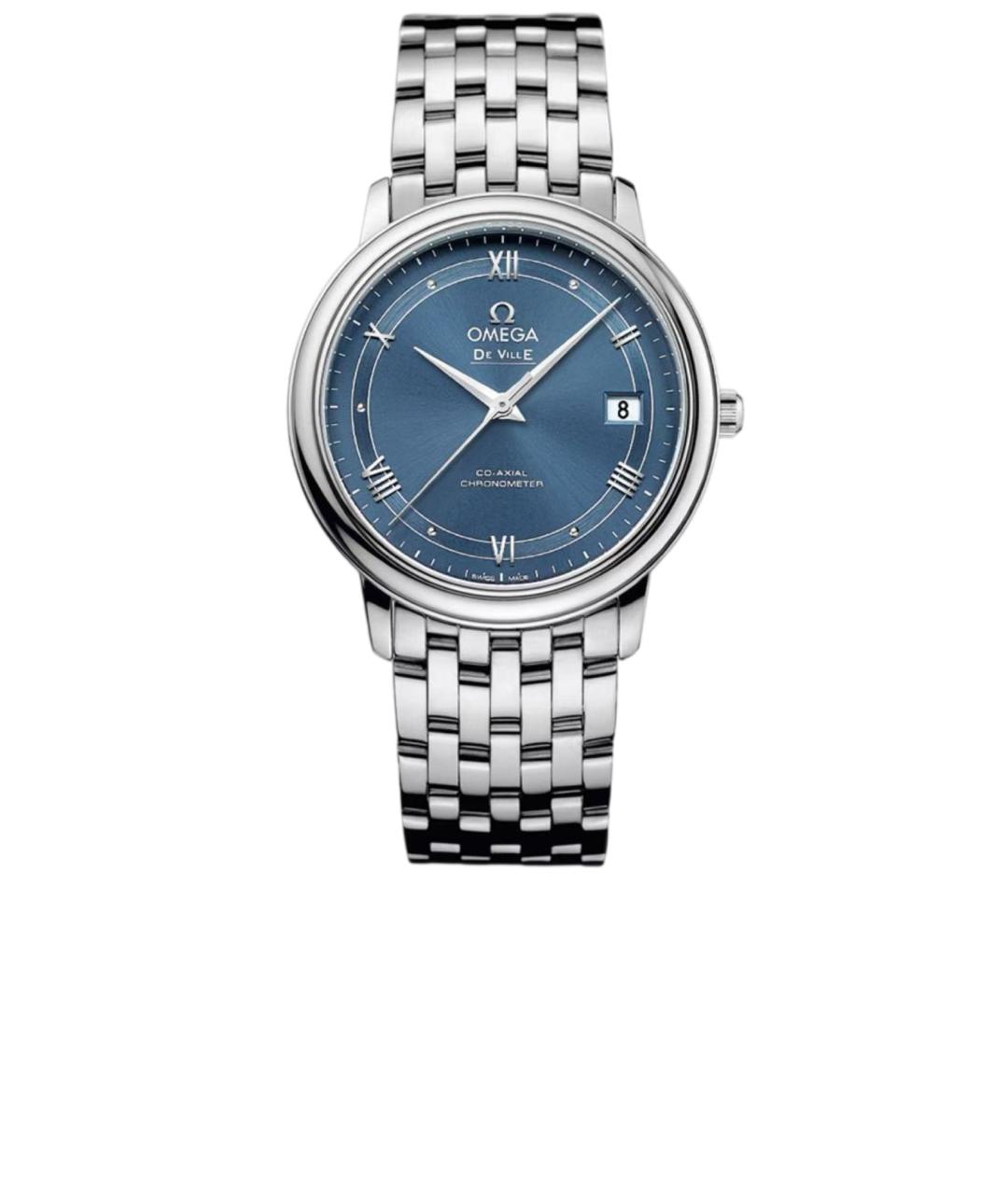 OMEGA Серебряные часы, фото 5