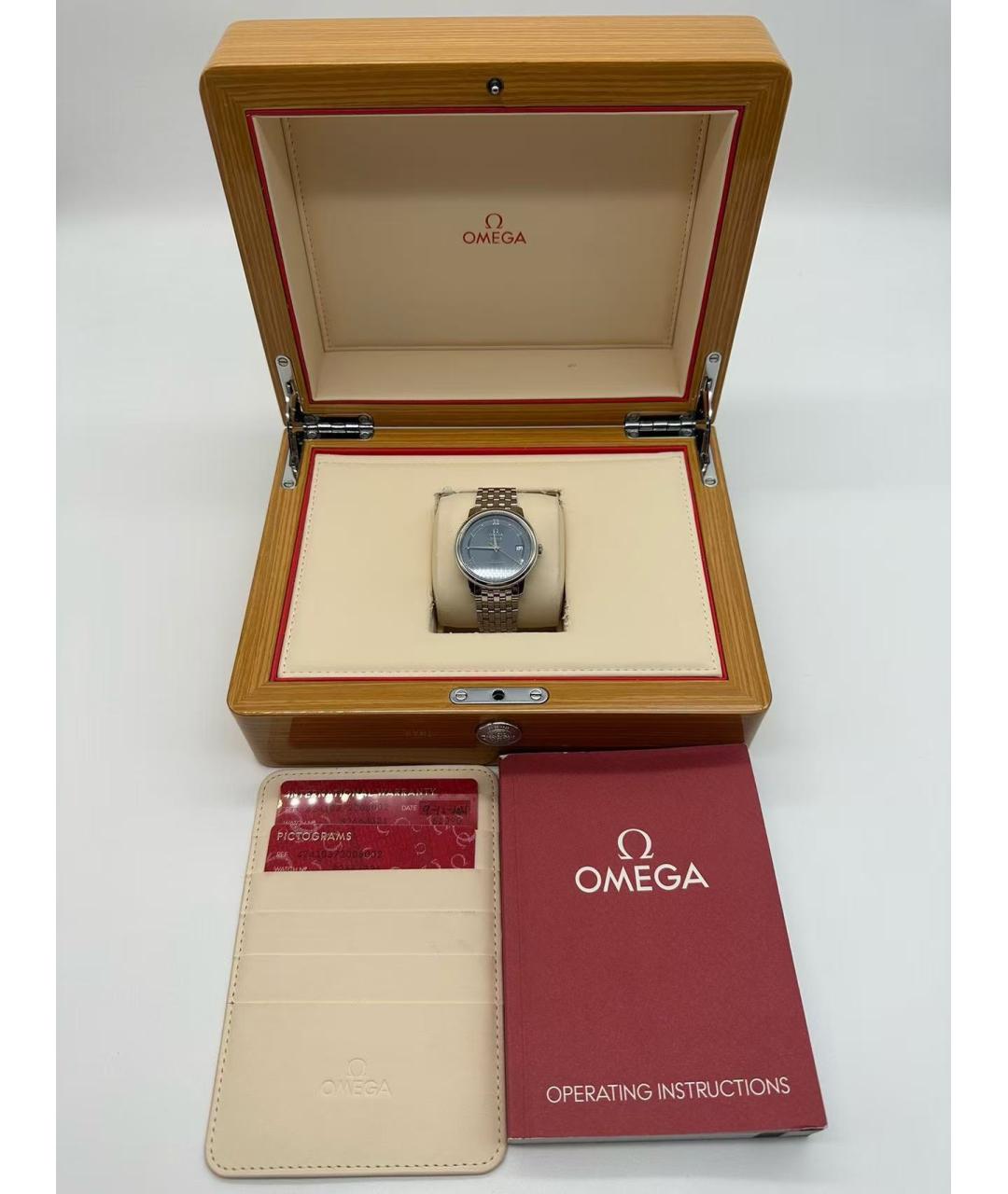 OMEGA Серебряные часы, фото 2