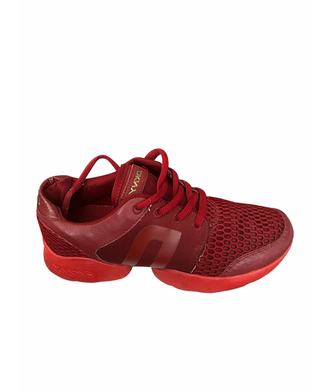 DKNY Красные текстильные кроссовки, фото 1