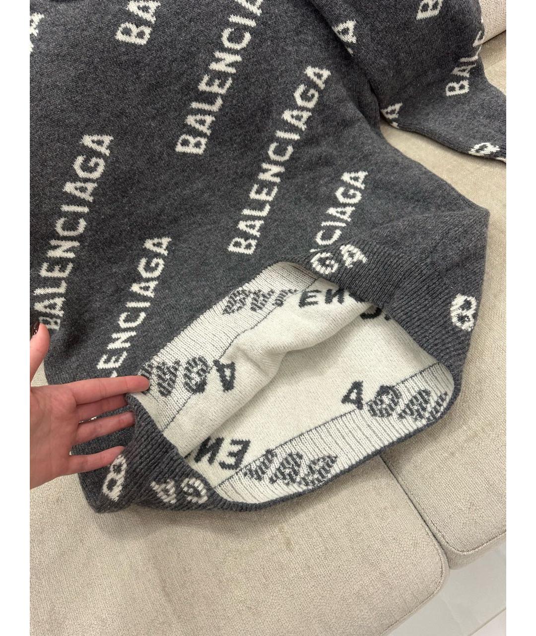 BALENCIAGA Серый джемпер / свитер, фото 3