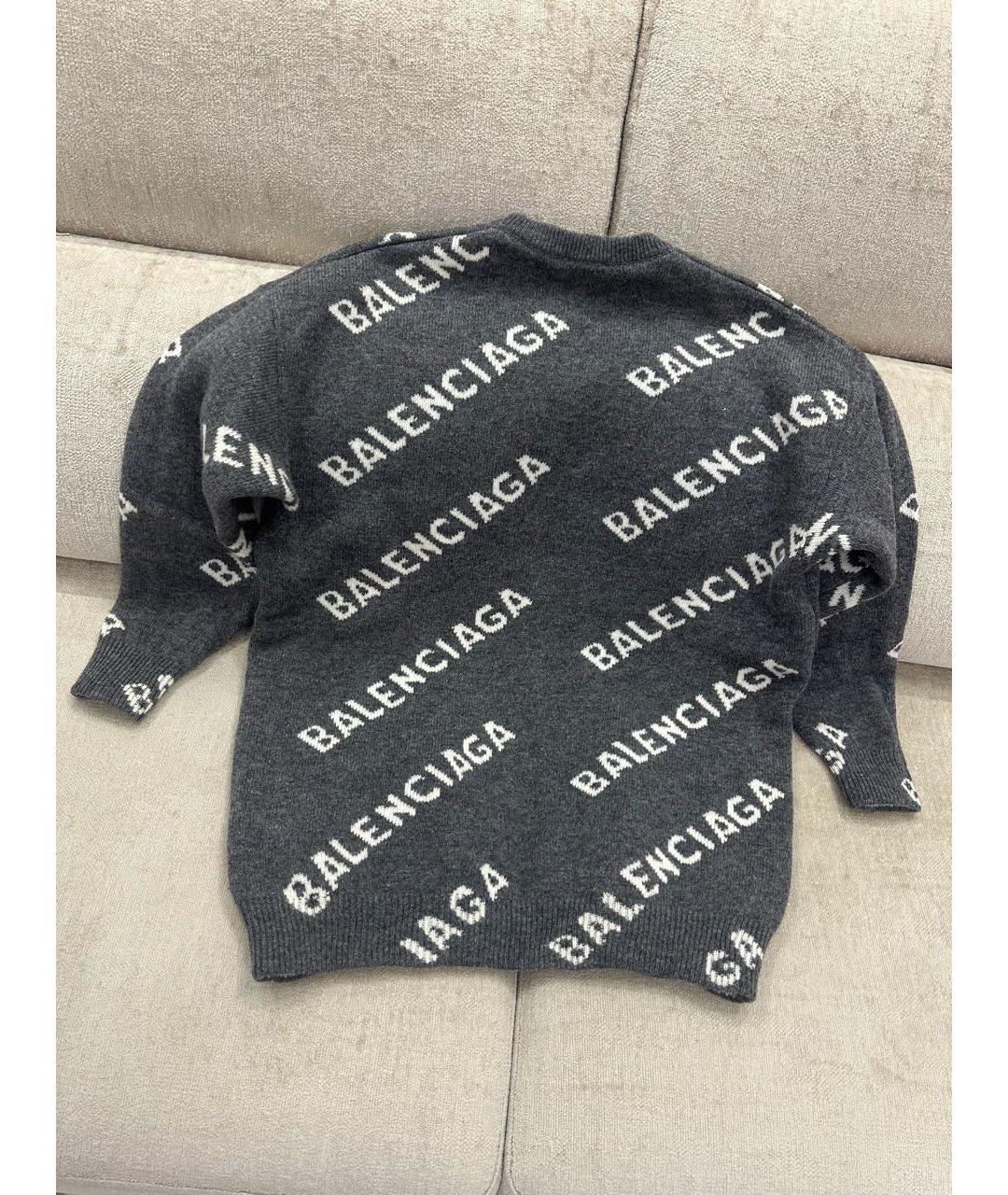 BALENCIAGA Серый джемпер / свитер, фото 4