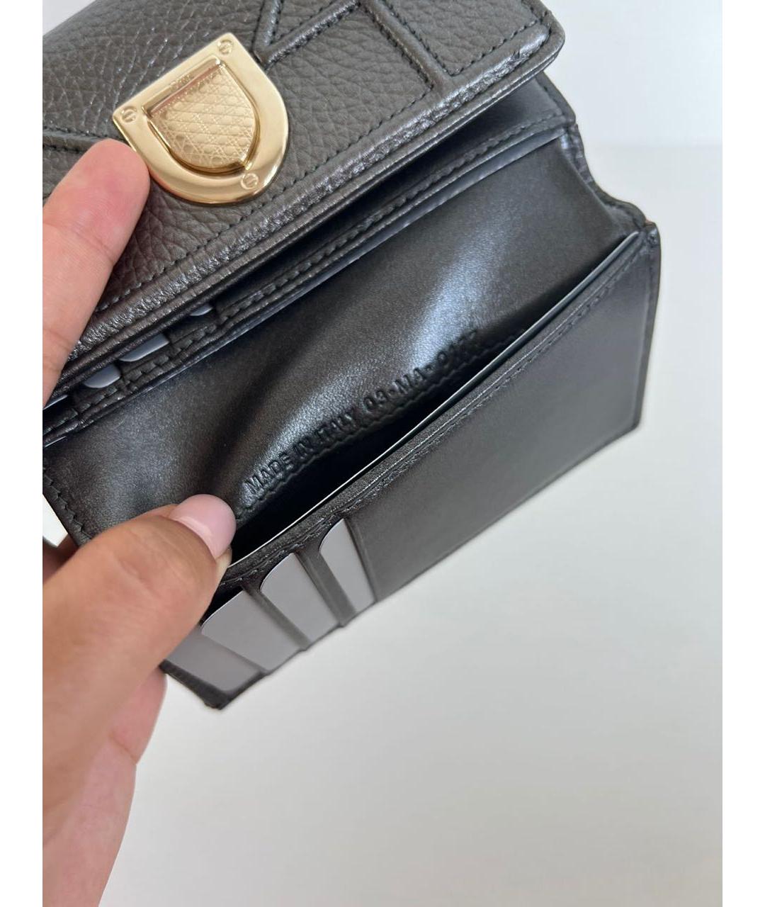 CHRISTIAN DIOR Серый кошелек, фото 4