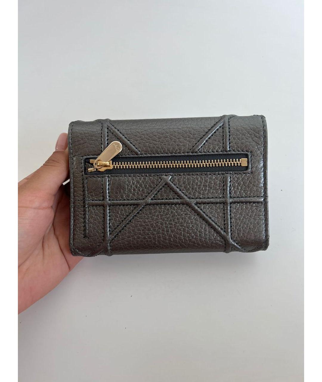 CHRISTIAN DIOR Серый кошелек, фото 8