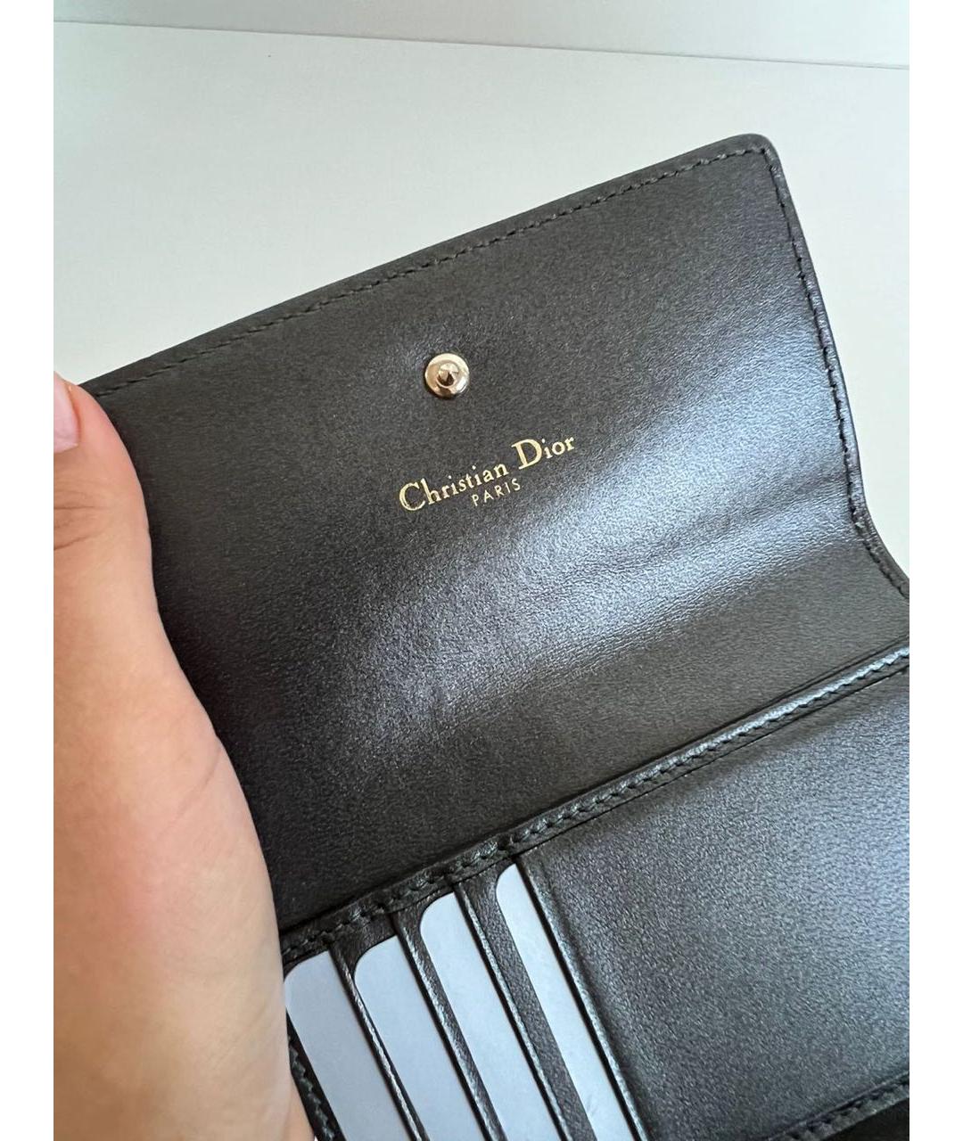 CHRISTIAN DIOR Серый кошелек, фото 7