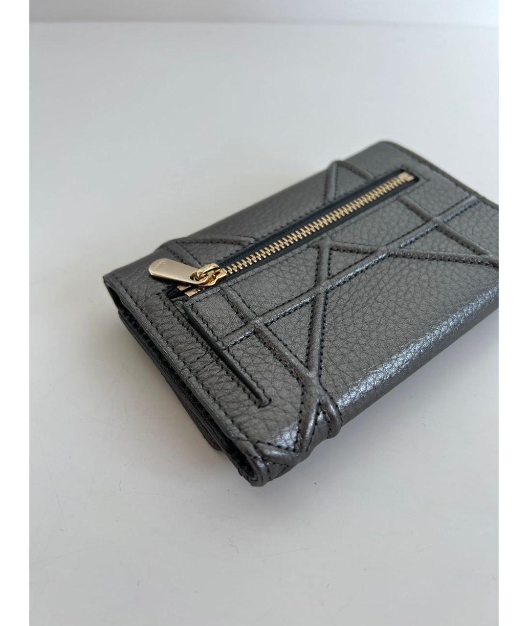 CHRISTIAN DIOR Серый кошелек, фото 3
