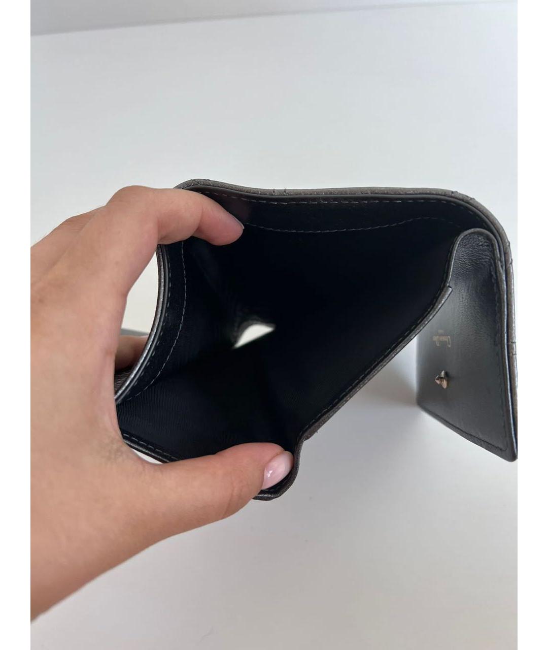 CHRISTIAN DIOR Серый кошелек, фото 6