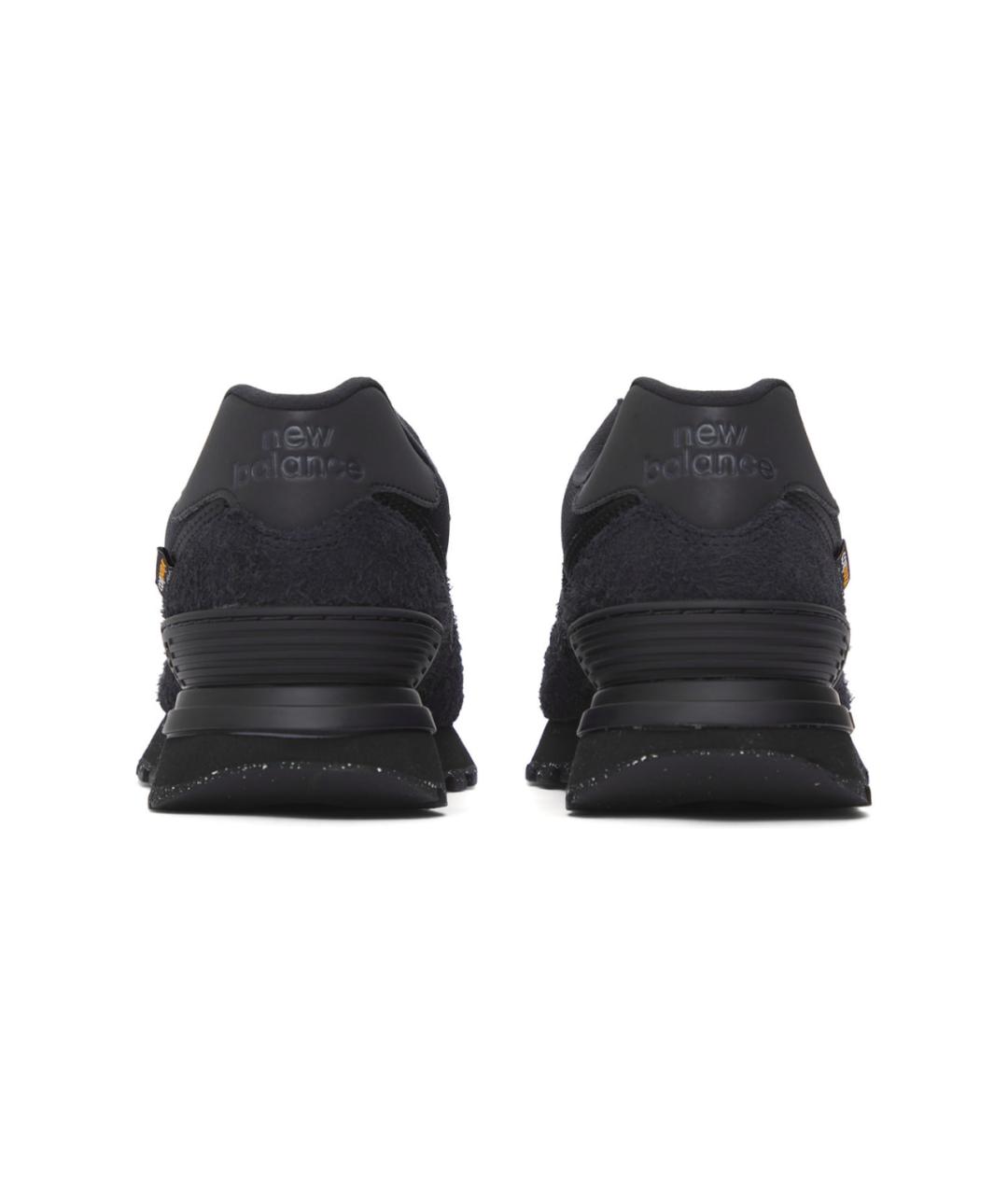 NEW BALANCE Черные замшевые низкие кроссовки / кеды, фото 9