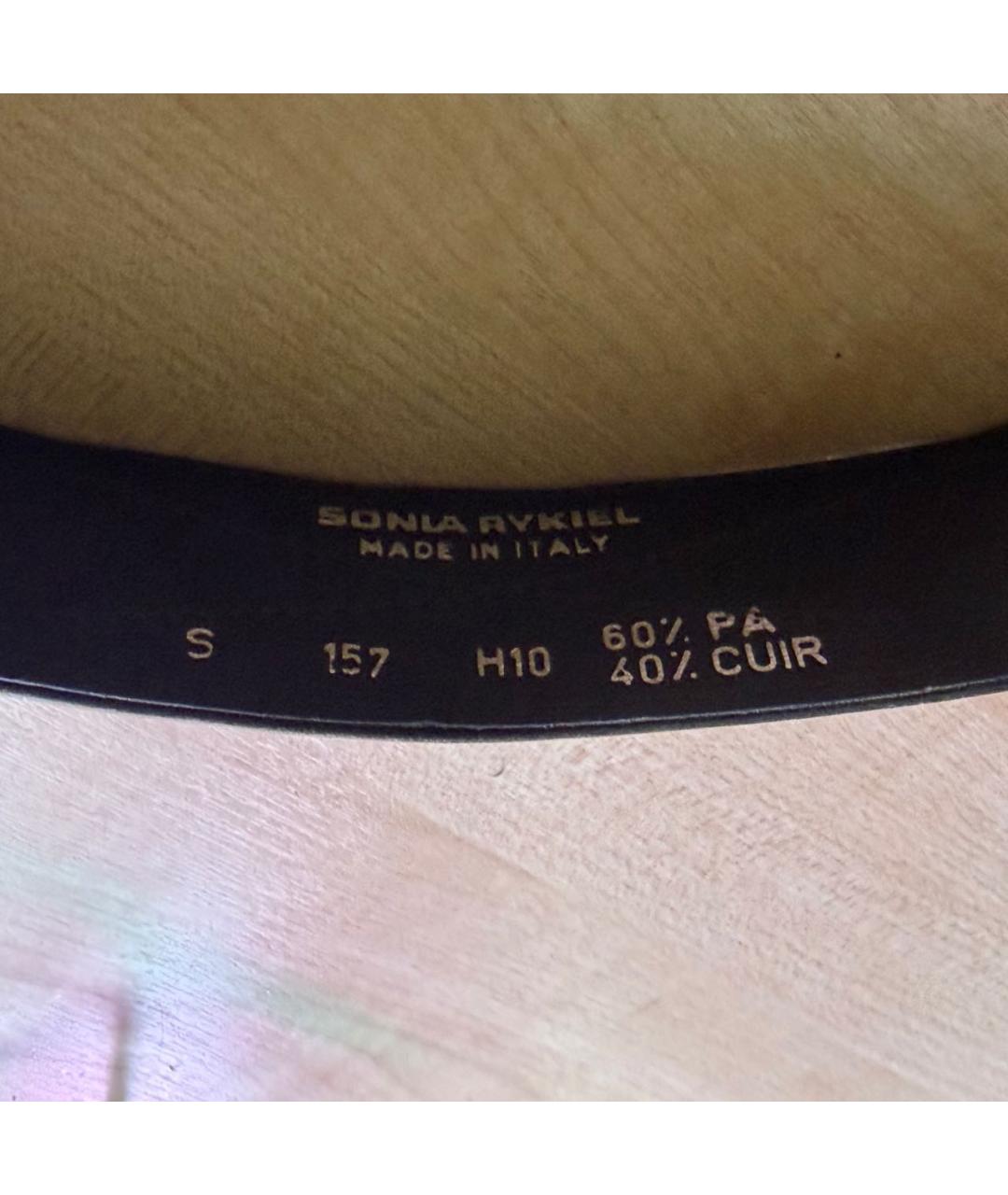 Sonya Rykiel Черный ремень, фото 3