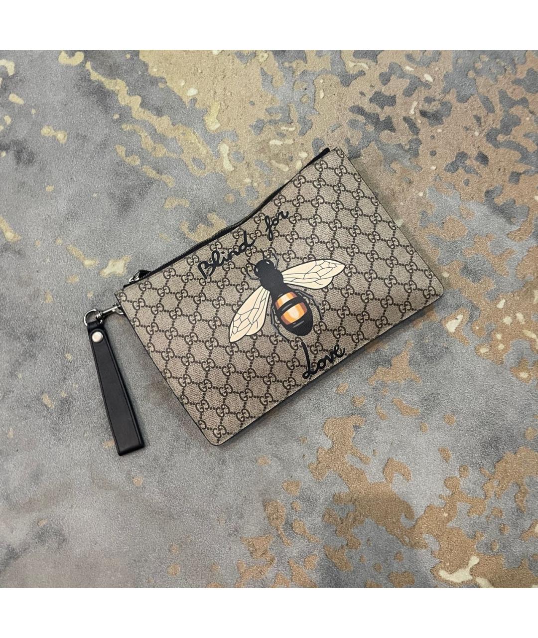 GUCCI Бежевая барсетка, фото 2