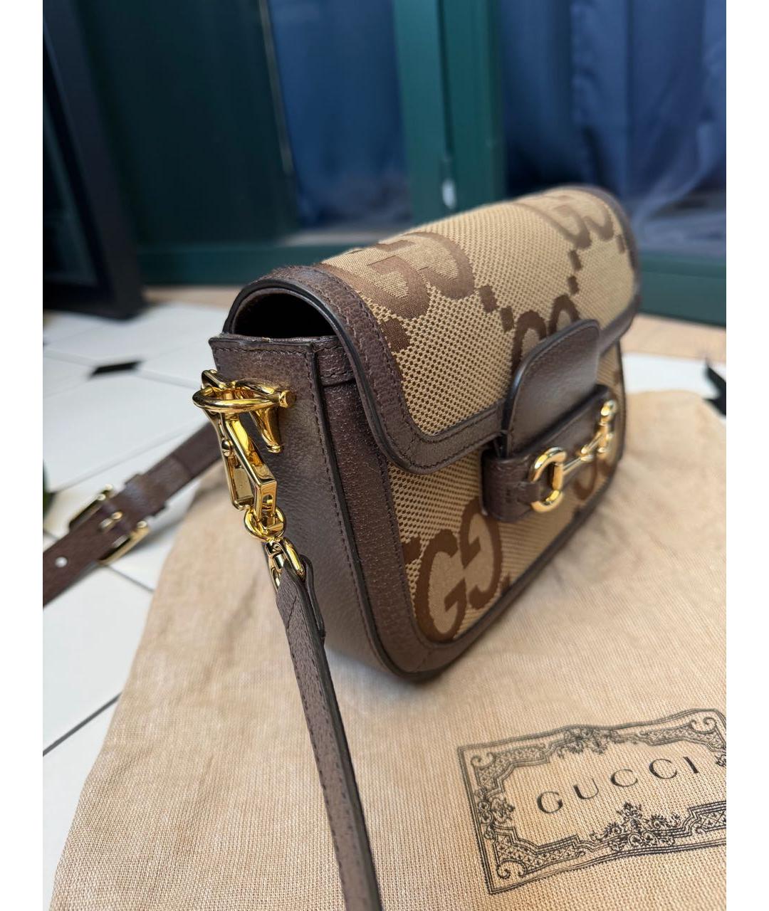 GUCCI Коричневая сумка через плечо, фото 2