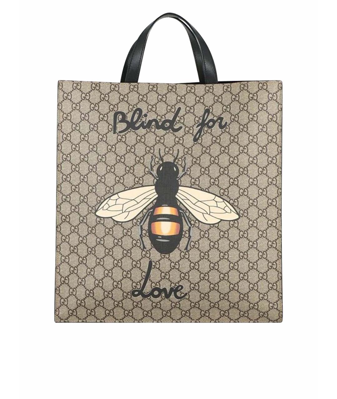 GUCCI Бежевая сумка тоут, фото 1