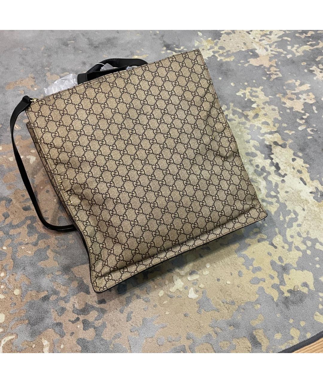 GUCCI Бежевая сумка тоут, фото 2