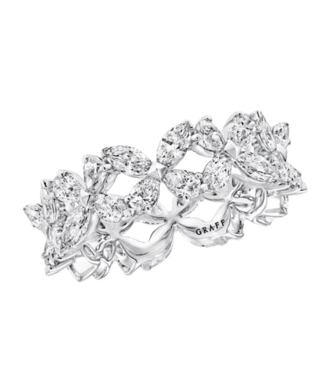 GRAFF Серебряное кольцо из белого золота, фото 1