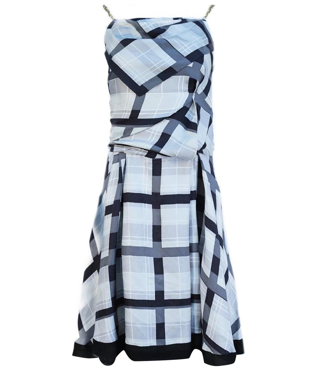 LOUIS VUITTON Серое шелковое повседневное платье, фото 1