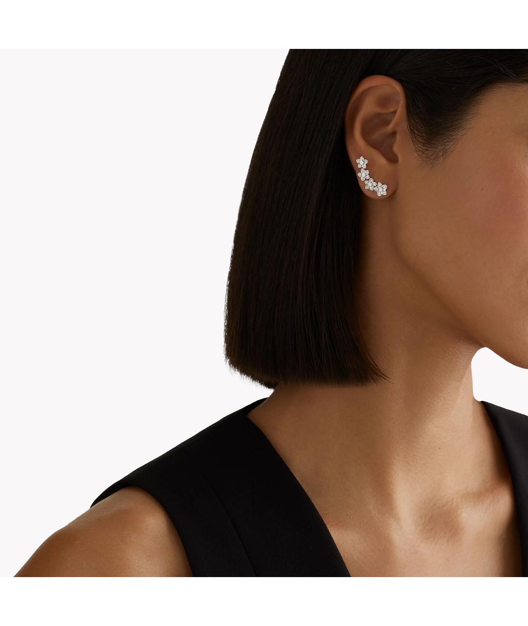 GRAFF Серебряные серьги из белого золота, фото 2