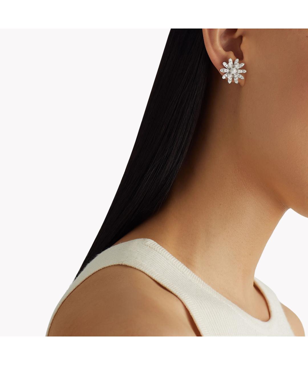 GRAFF Серебряные серьги из белого золота, фото 3