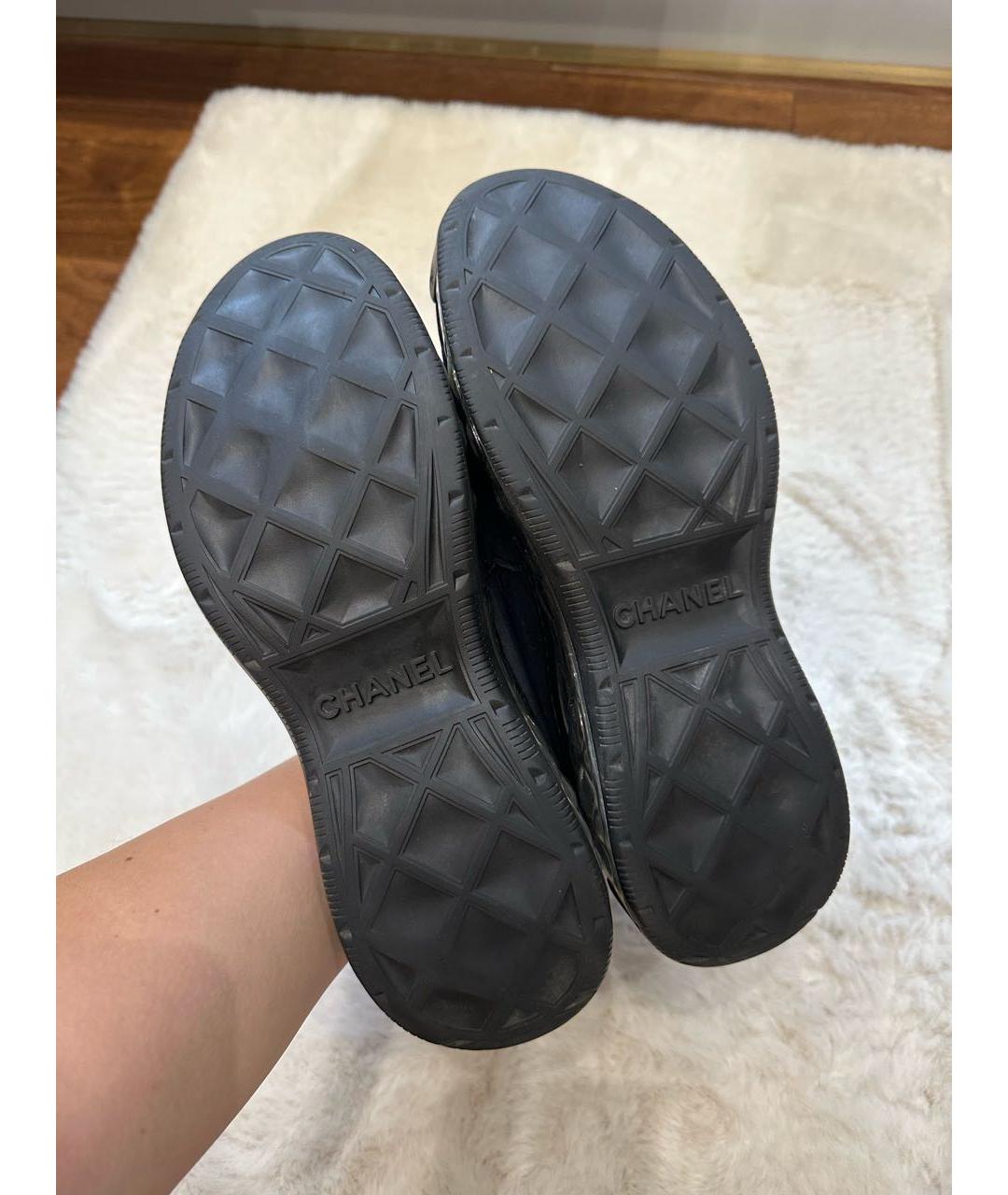 CHANEL Темно-синие кроссовки, фото 5