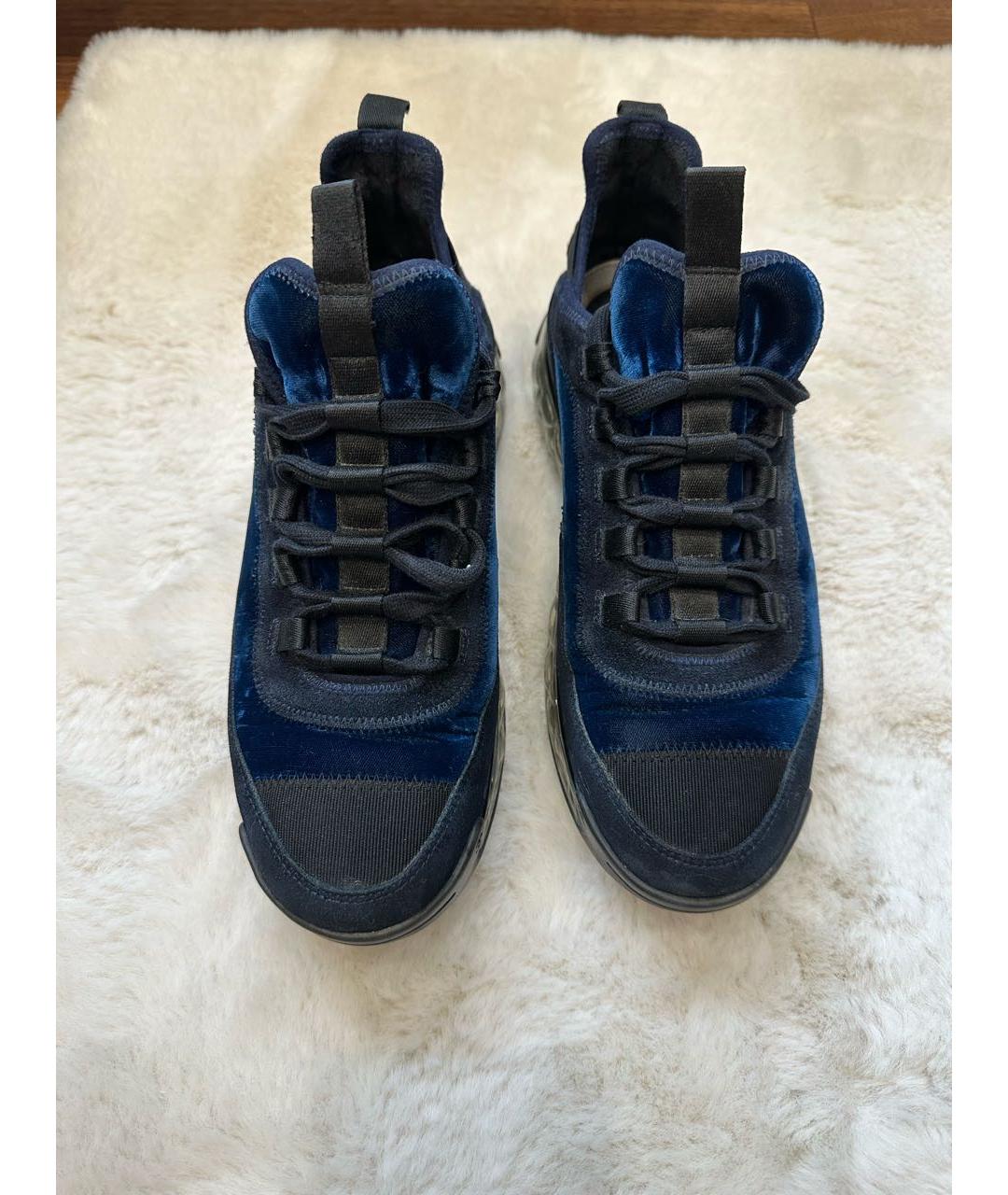 CHANEL Темно-синие кроссовки, фото 2