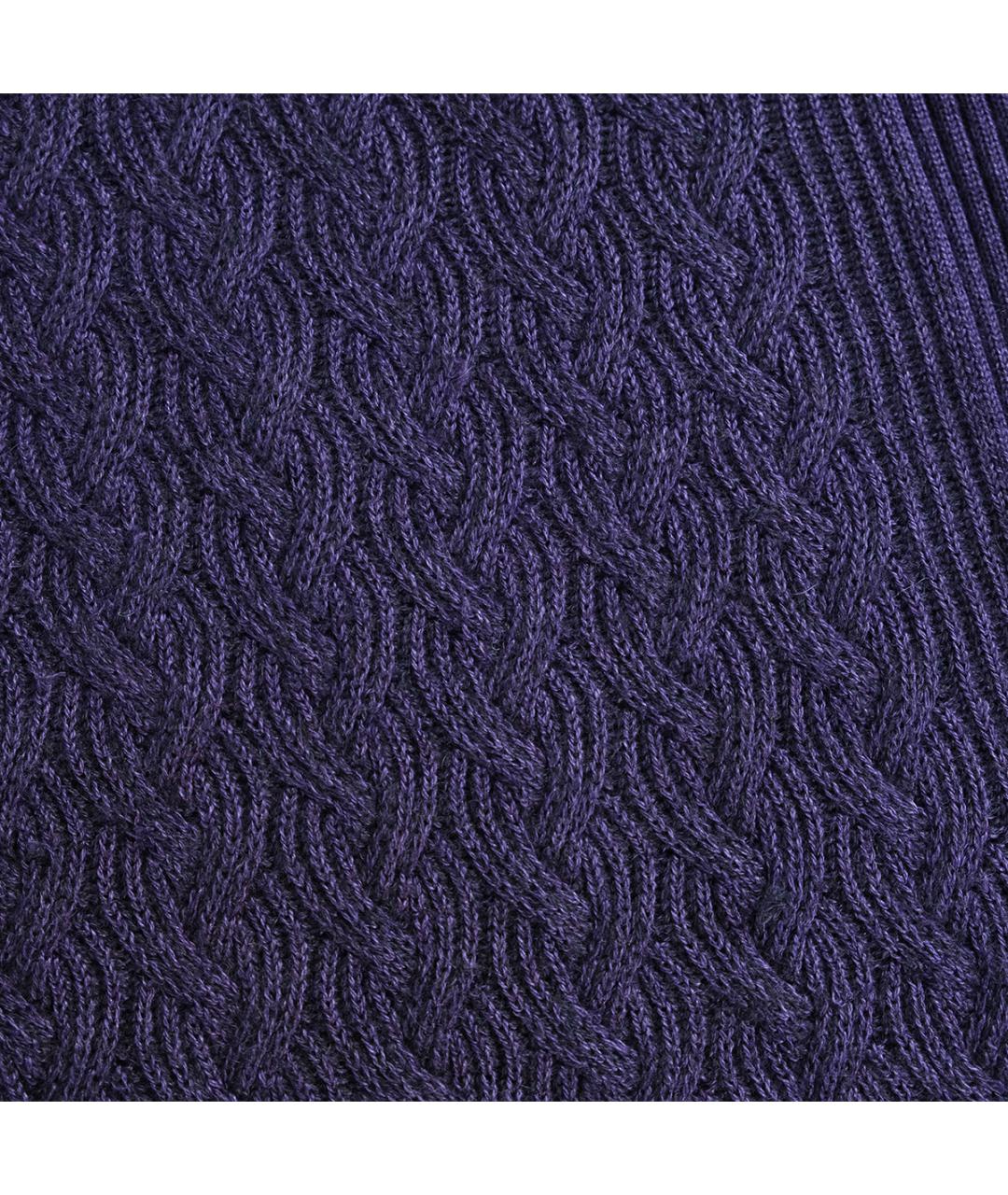 CHANEL Фиолетовый кашемировый джемпер / свитер, фото 4